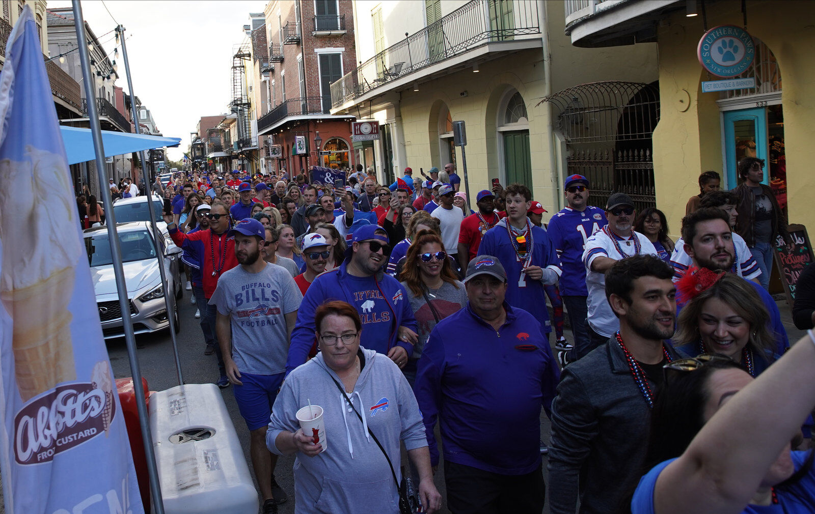 Buffalo Bills packers of NOLA Takeover Parade